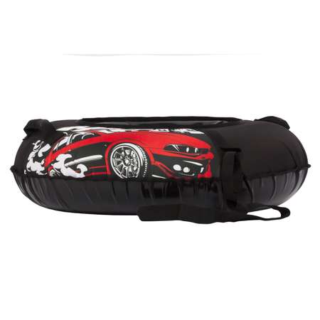 Тюбинг-ватрушка MOTOR 100 см Snowstorm черный с красным