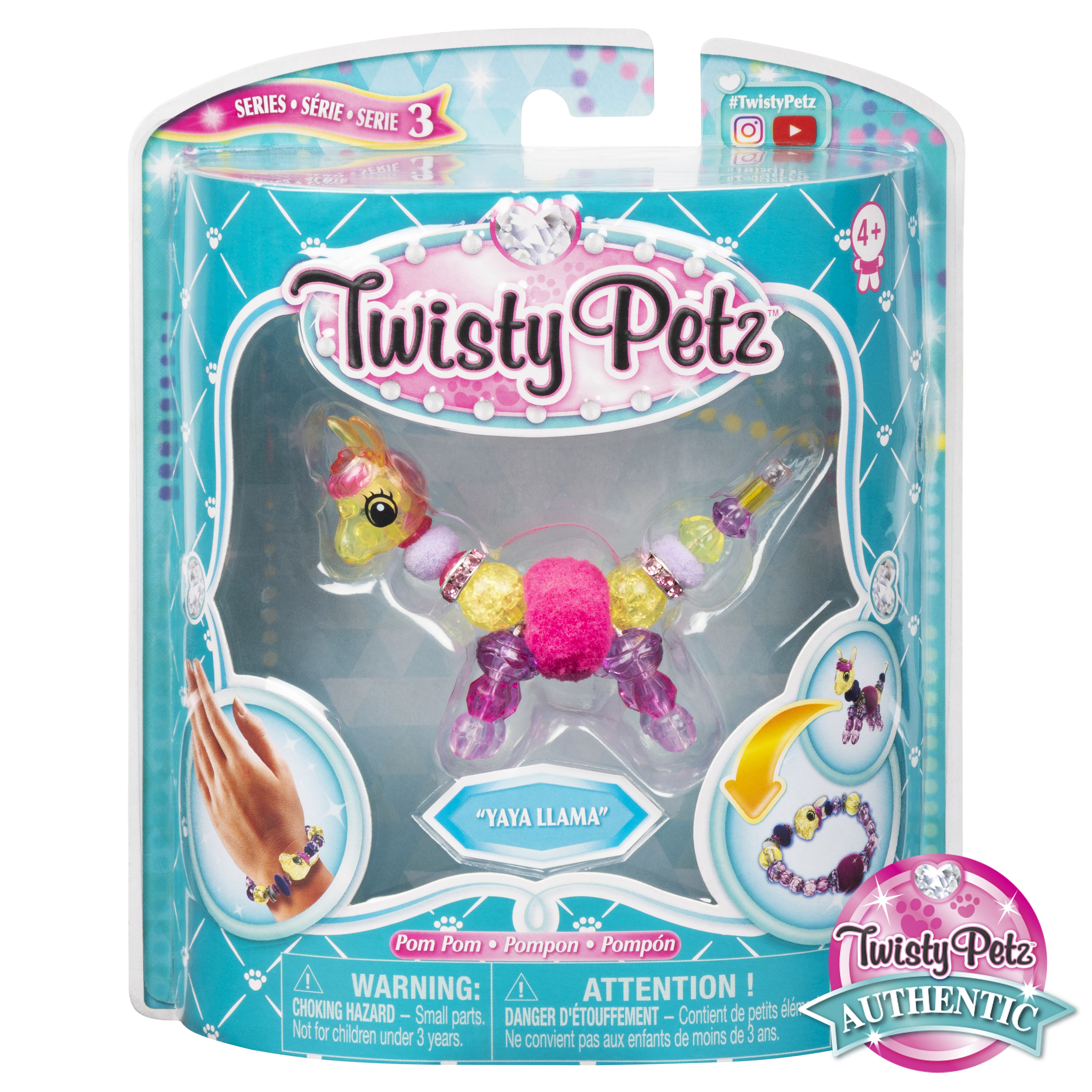 Набор Twisty Petz Фигурка-трансформер для создания браслетов Yaya Llama 6044770/20116678 - фото 1