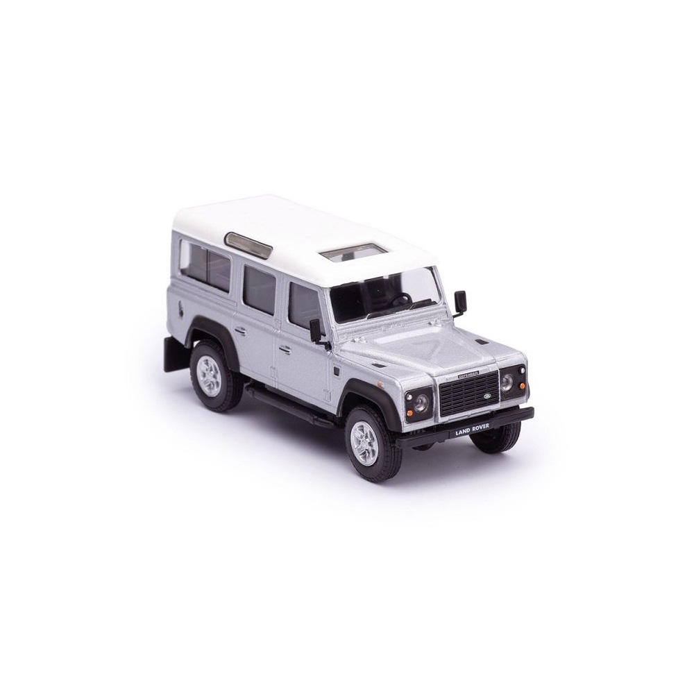 Внедорожник CARARAMA Land Rover 1:43 без механизмов серебряный 34332 - фото 3