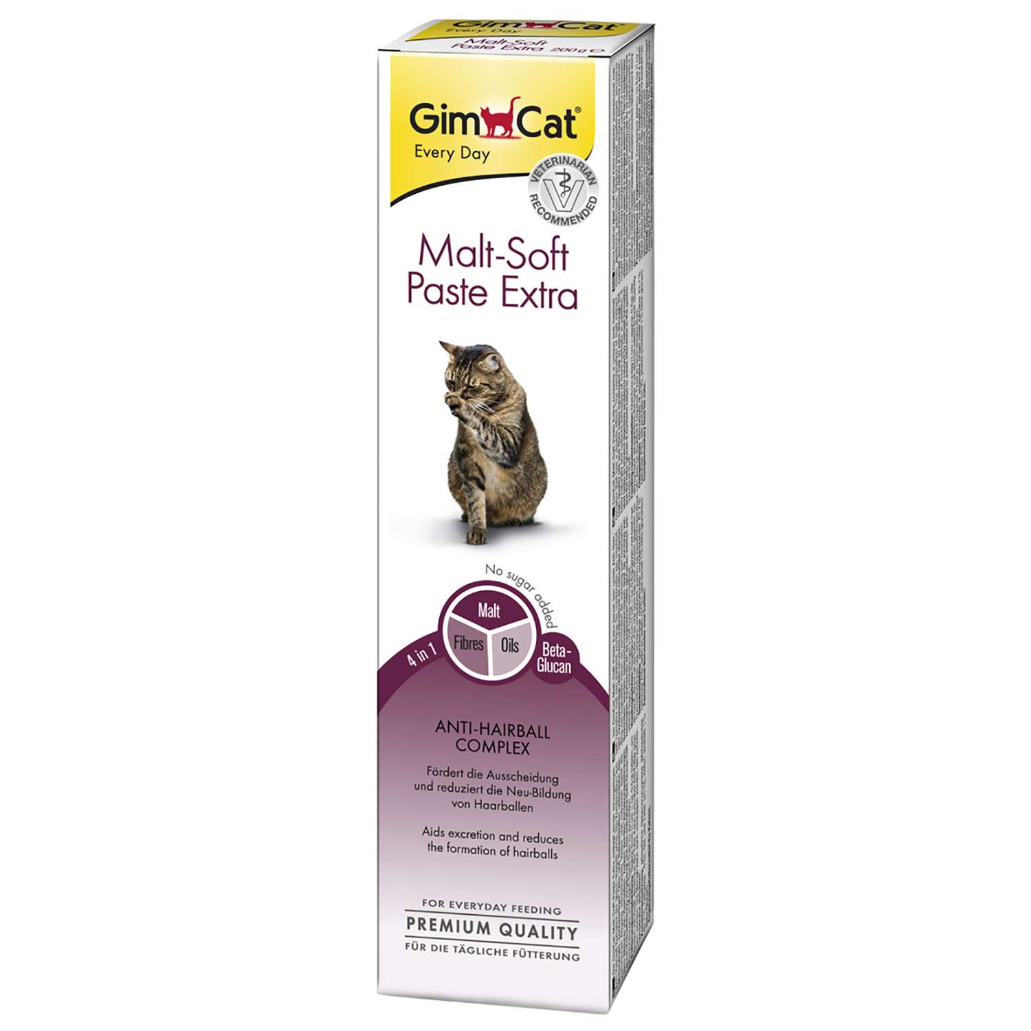 Паста для кошек Gimcat Мальт-Софт-Экстра для выведения шерсти 100г - фото 1