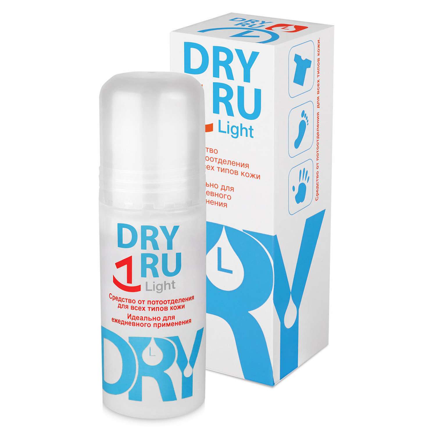Дезодорант Dry RU Light 50мл - фото 1