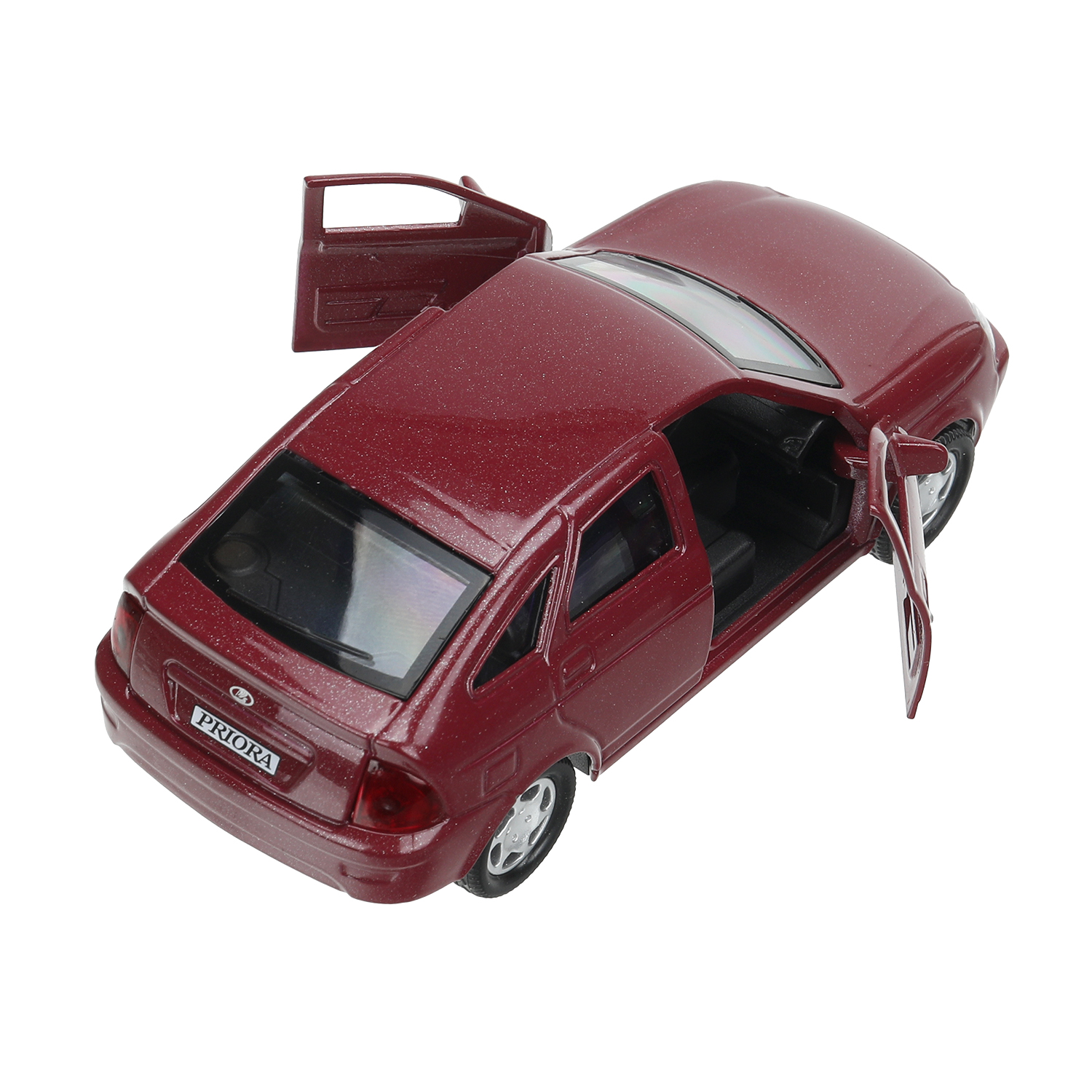Автомобиль Технопарк LADA Priora красный 395955 - фото 7