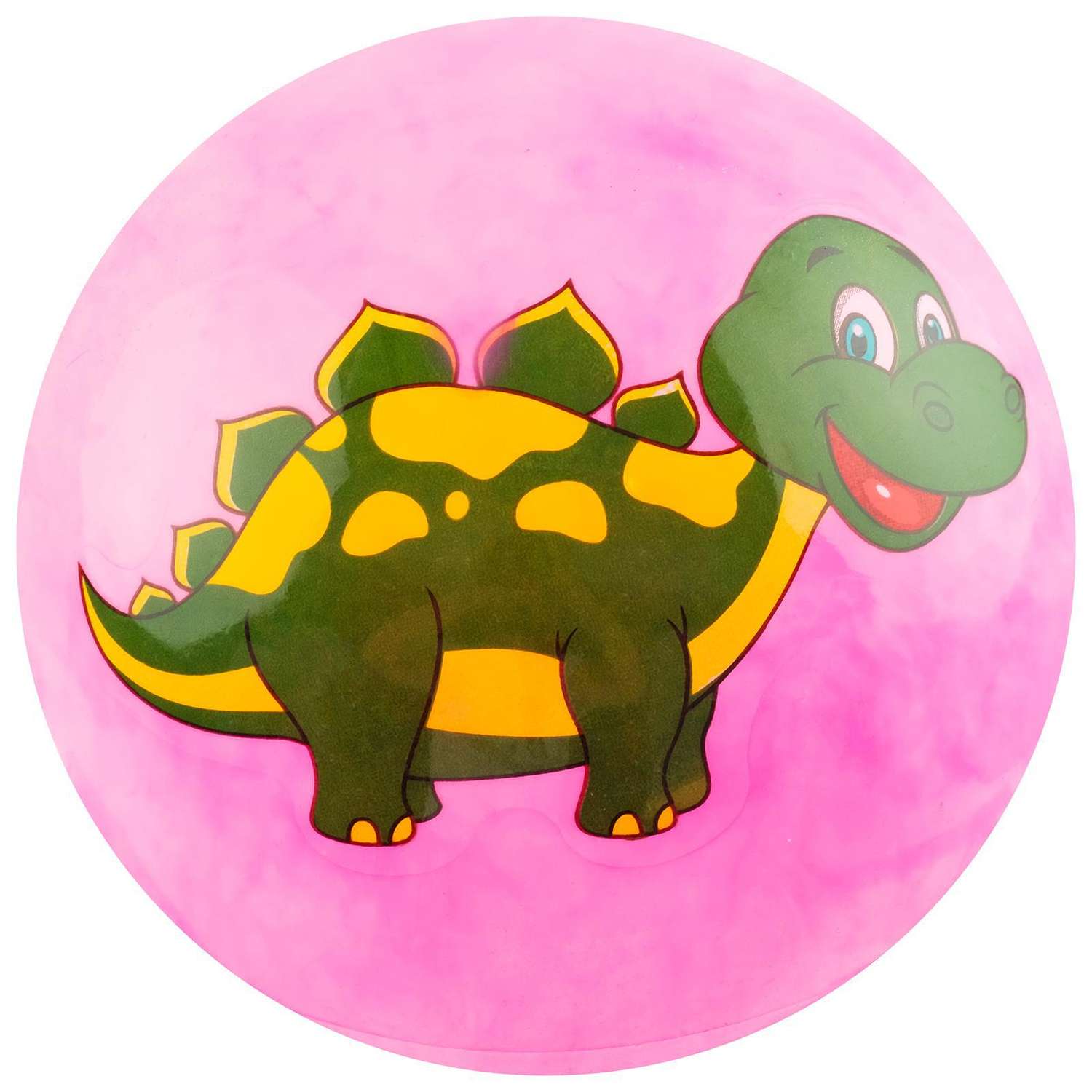 Мяч Zabiaka детский «Динозаврики». d=25 см. 60 г. цвет розовый - фото 5