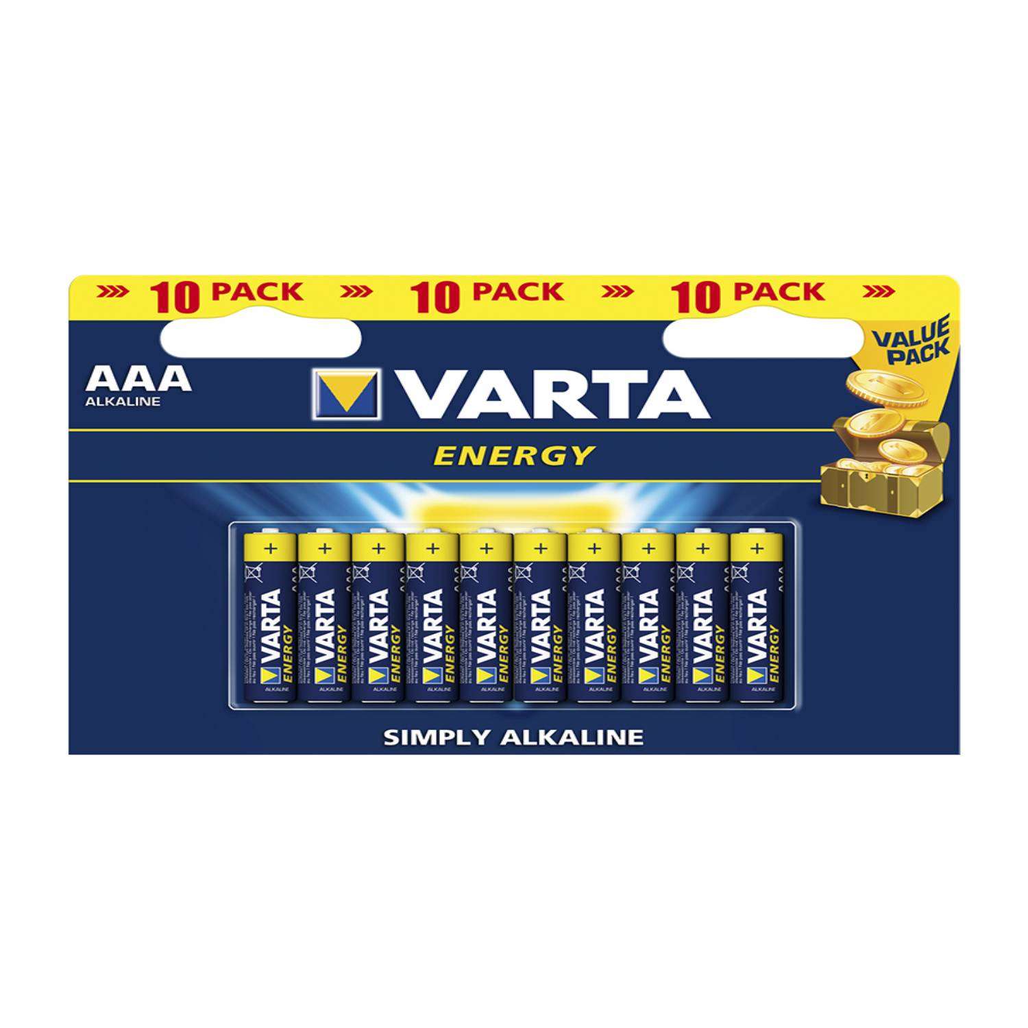 Батарейки Varta AAА 10 шт - фото 1