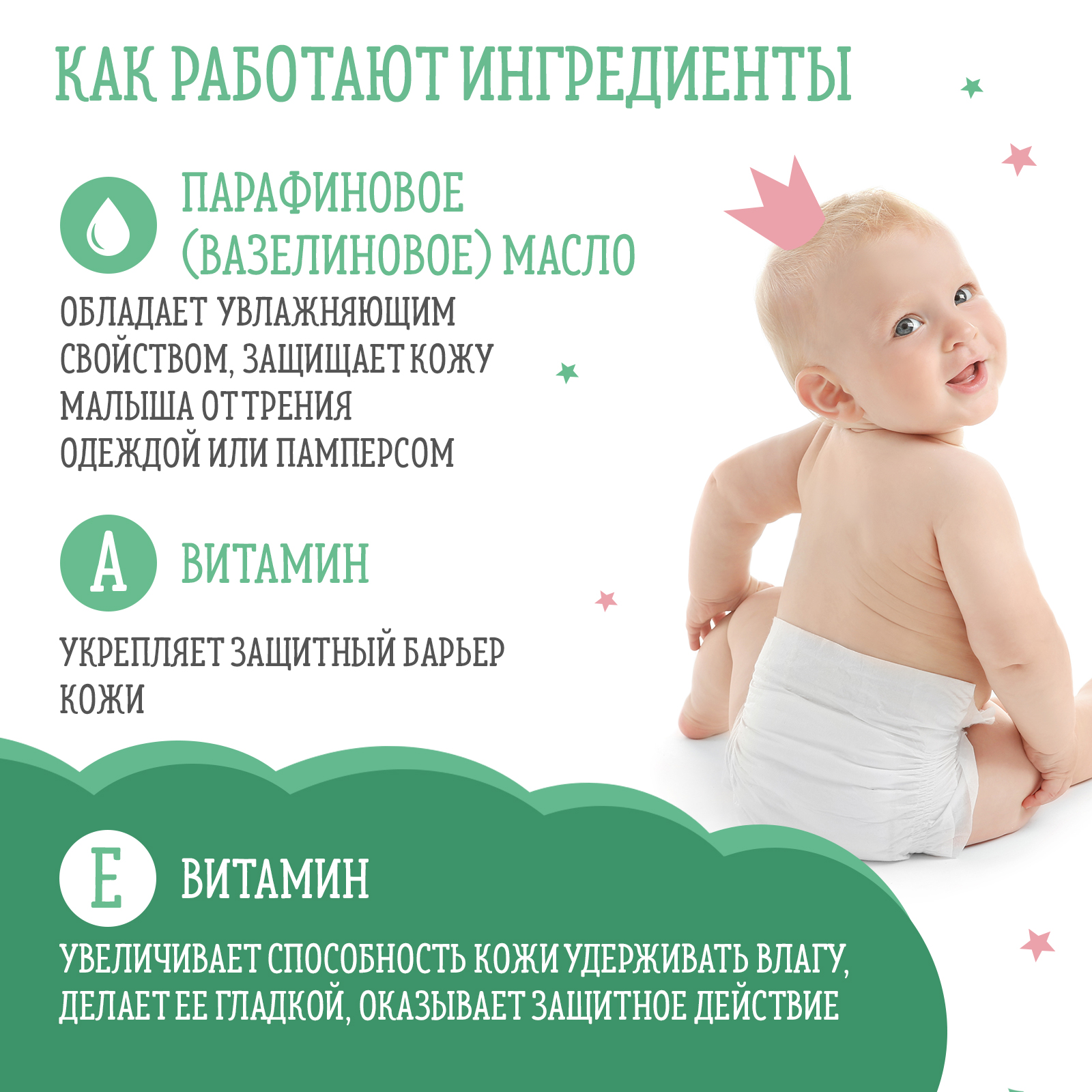 Масло детское Little Hands массажное с витаминами А и Е 250мл - фото 4