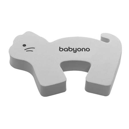 Блокиратор двери Babyono Арт.958 Звери- серый котик