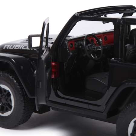 Машина Rastar РУ 1:14 Jeep Wrangler JL Черная 79400