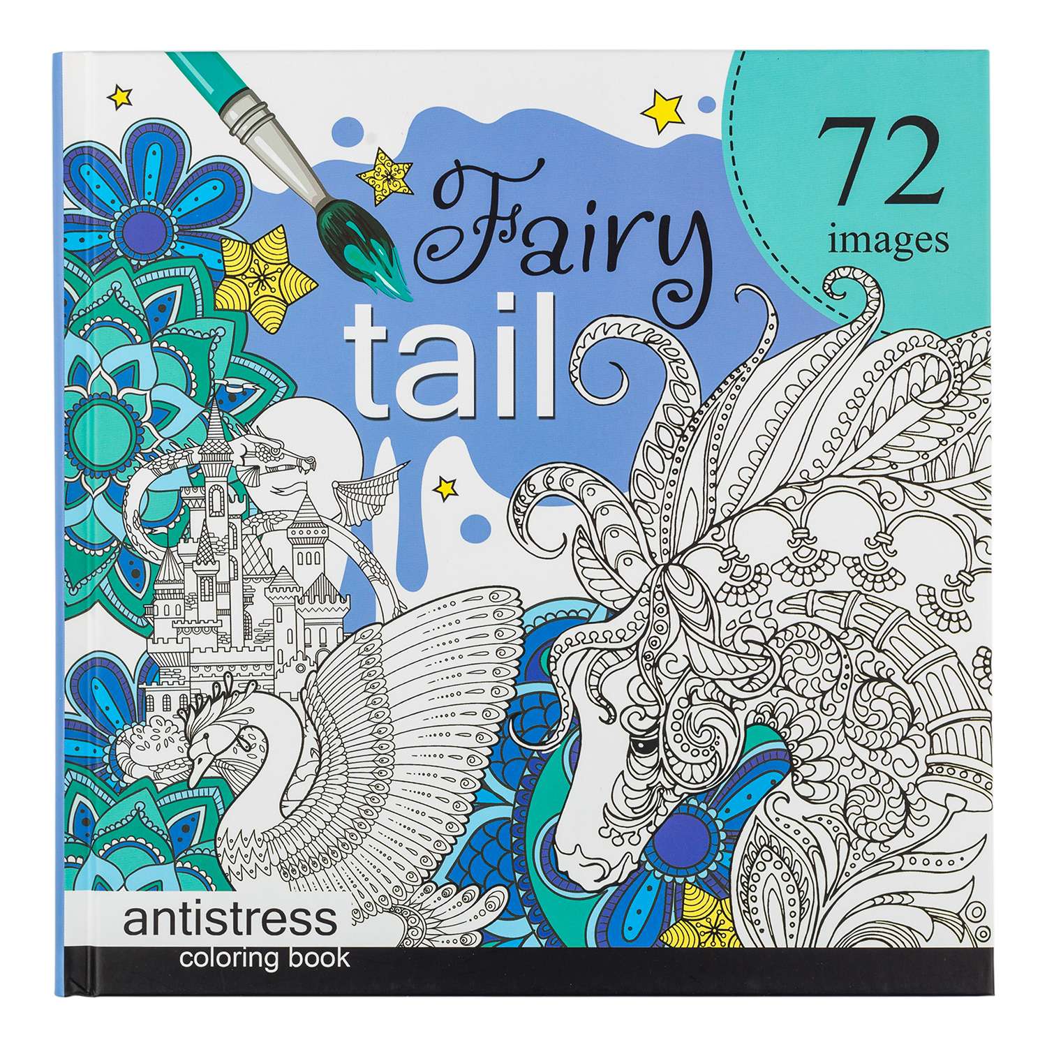 Раскраска-антистресс Bourgeois 36л Fairy tail - Сказочные животные 1752 - фото 1