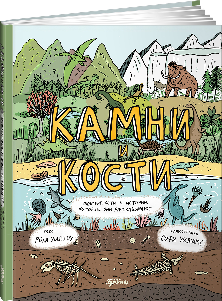 Книга Альпина. Дети Камни и кости : Окаменелости и истории - фото 1