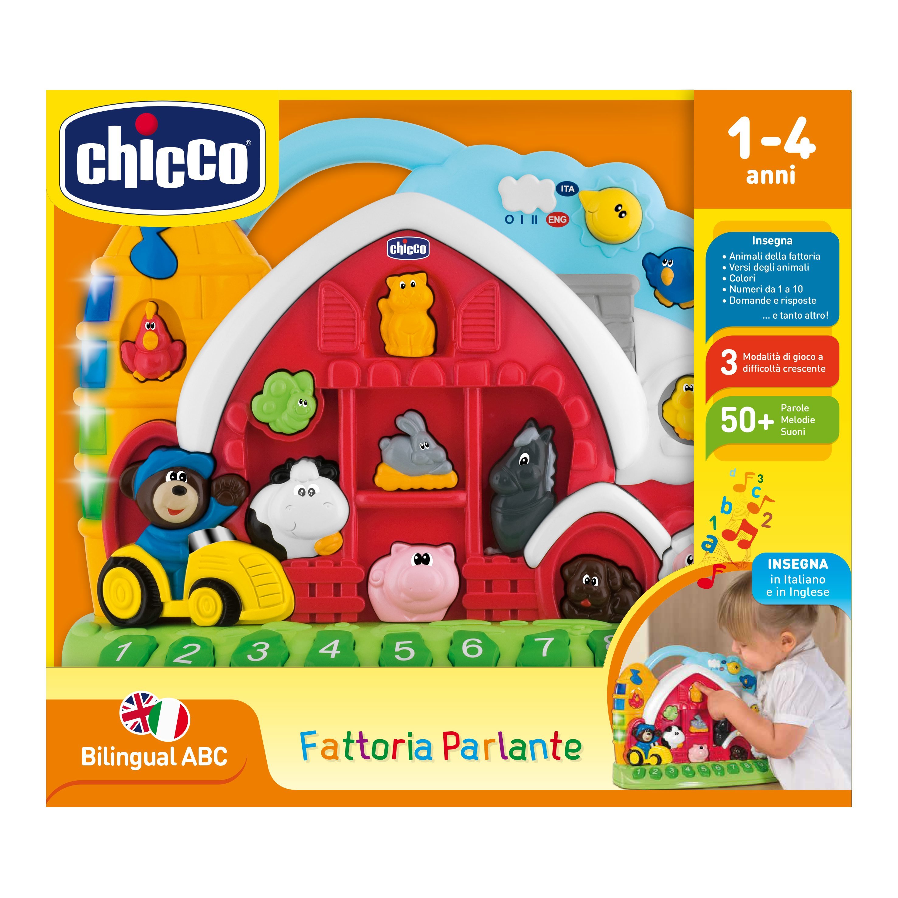 Игрушка развивающая Chicco Говорящая ферма русский/английский - фото 9