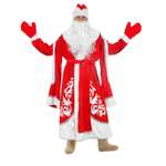 Карнавальный костюм Страна карнавалия Дед Мороз Боярский с узором 52-54