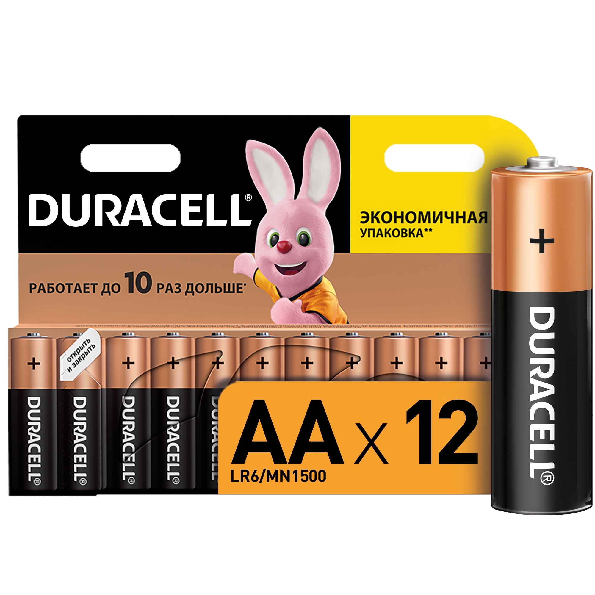 Батарейки Duracell Basic АА/LR6 12шт - фото 1