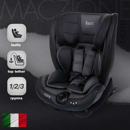 Автокресло Nuovita Maczione N123i-1 Чёрный