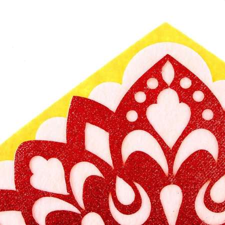 Карнавальный ободок Кокошник Страна Карнавалия Варвара-краса красный