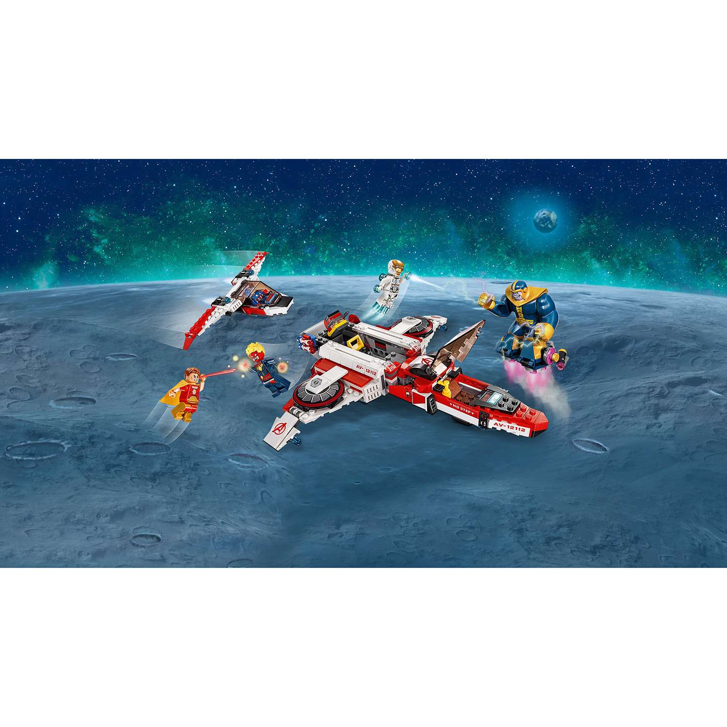 Конструктор LEGO Super Heroes Реактивный самолёт Мстителей: космическая миссия (76049) - фото 7