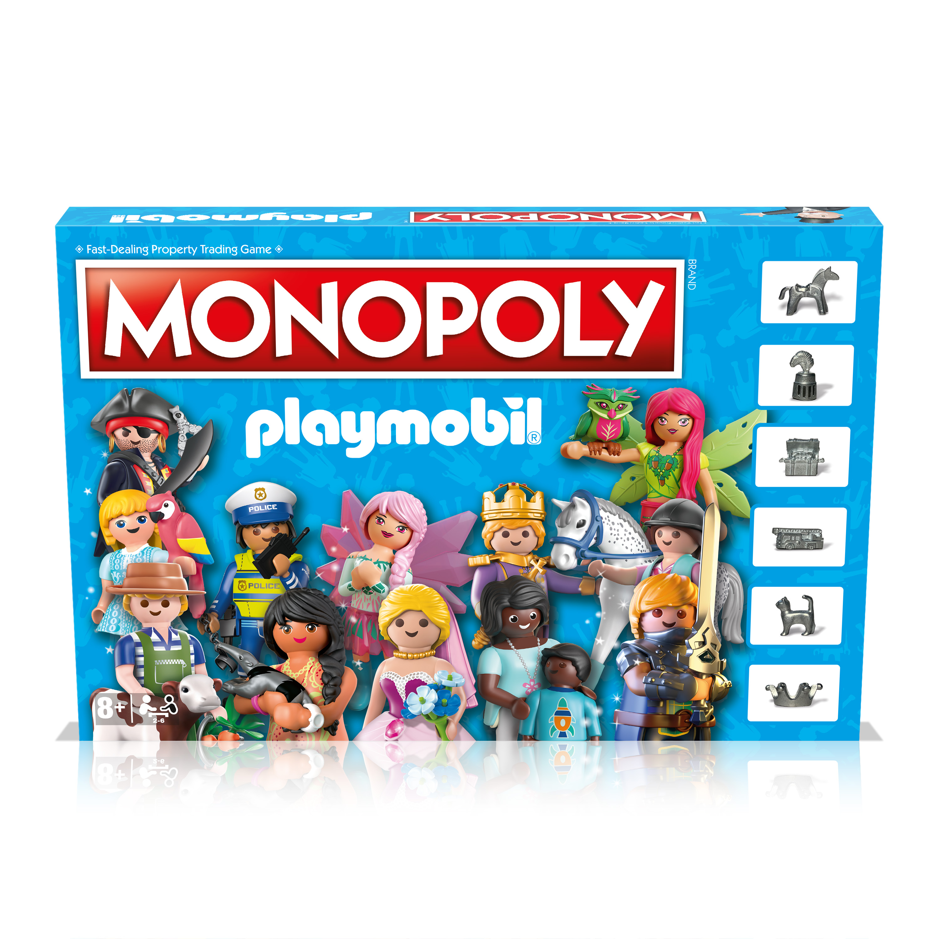 Настольная игра Winning Moves Монополия Playmobil на английском языке  купить по цене 4999 ₽ в интернет-магазине Детский мир