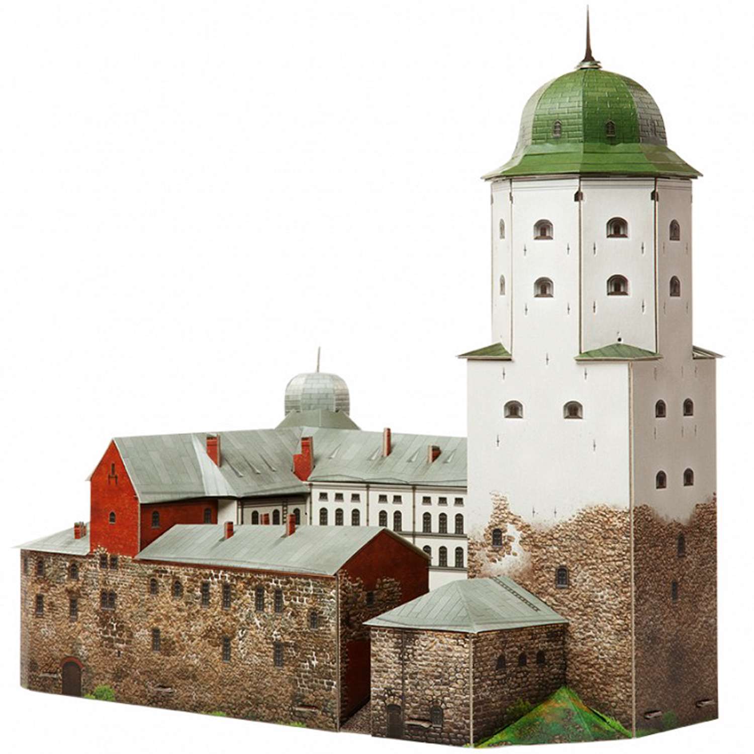 Сборная модель Умная бумага Архитектура Выборгский замок 435 435 - фото 1