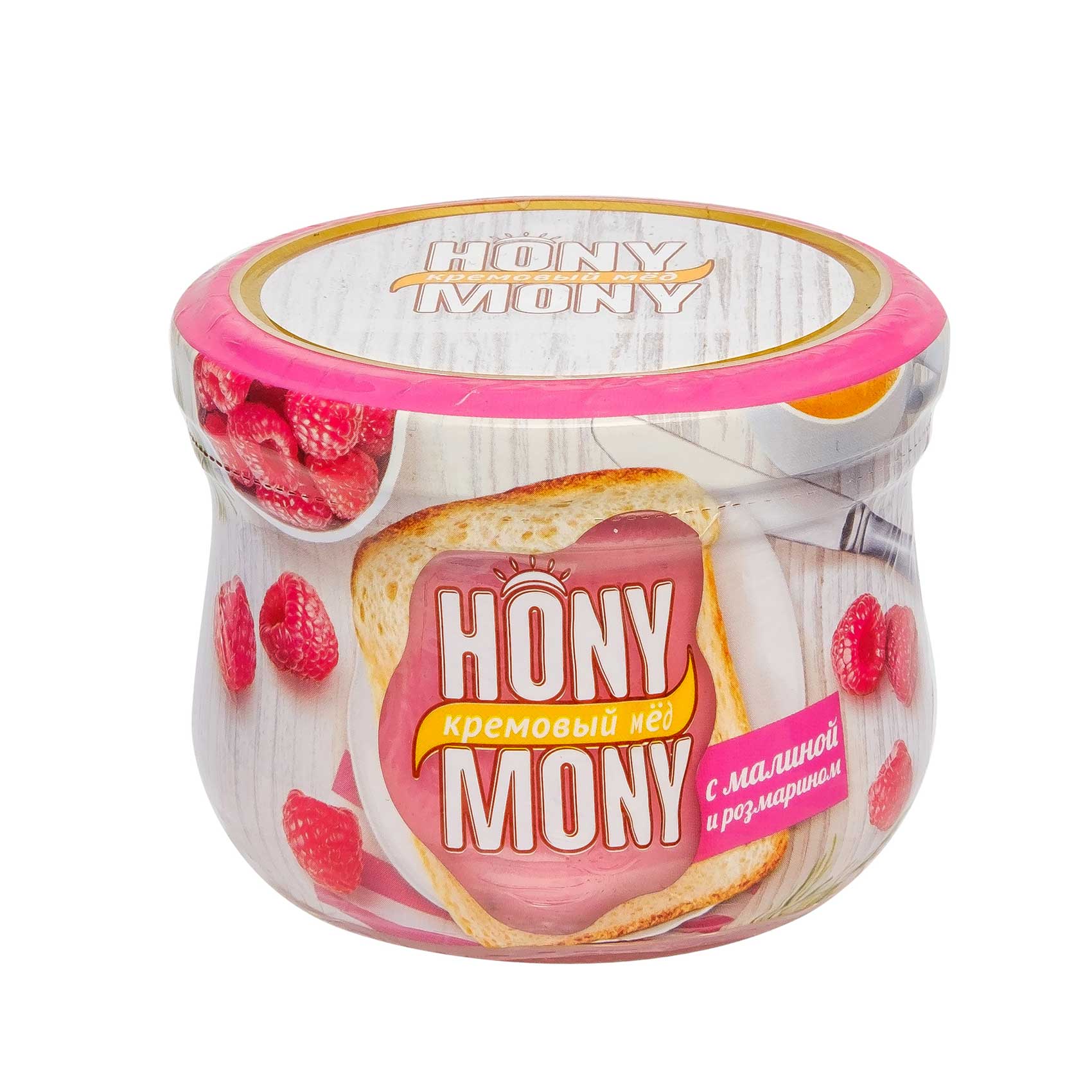 Мед суфле HONY MONY с малиной и розмарином - фото 1