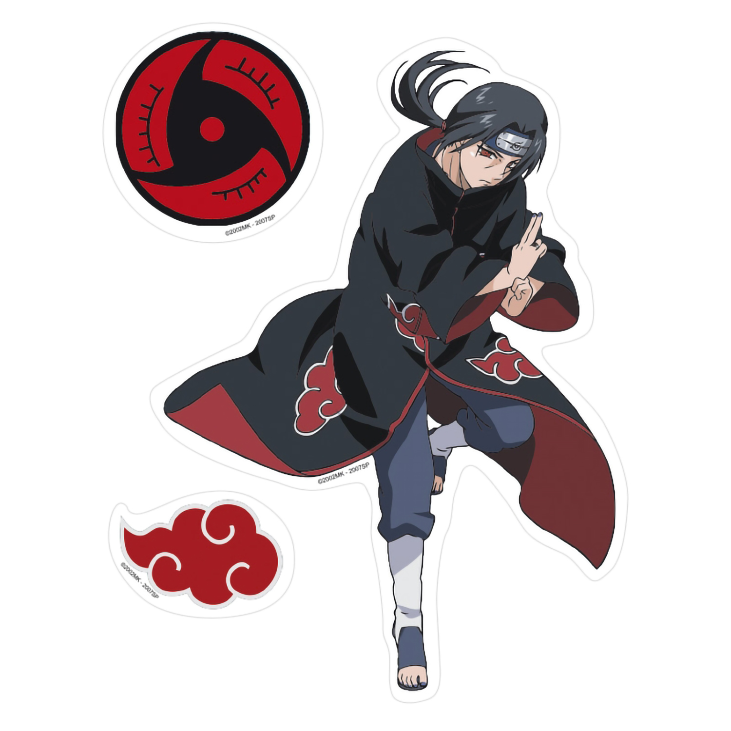 Наклейки ABYStyle Naruto Shippunden - Stickers - 16x11cm/ 2 Sheets - Sasuke/ Itachi X5 ABYDCO152 - фото 4