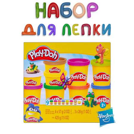 Набор для лепки Hasbro Play-Doh Лесные друзья 9шт