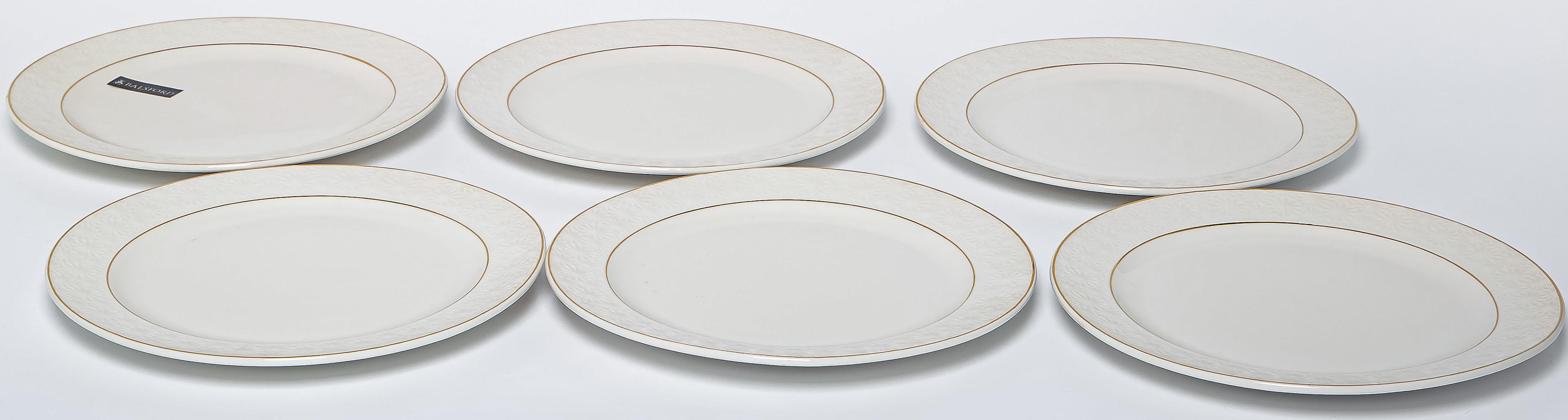 Набор тарелок Balsford мелких 6 шт белый фарфор - фото 2