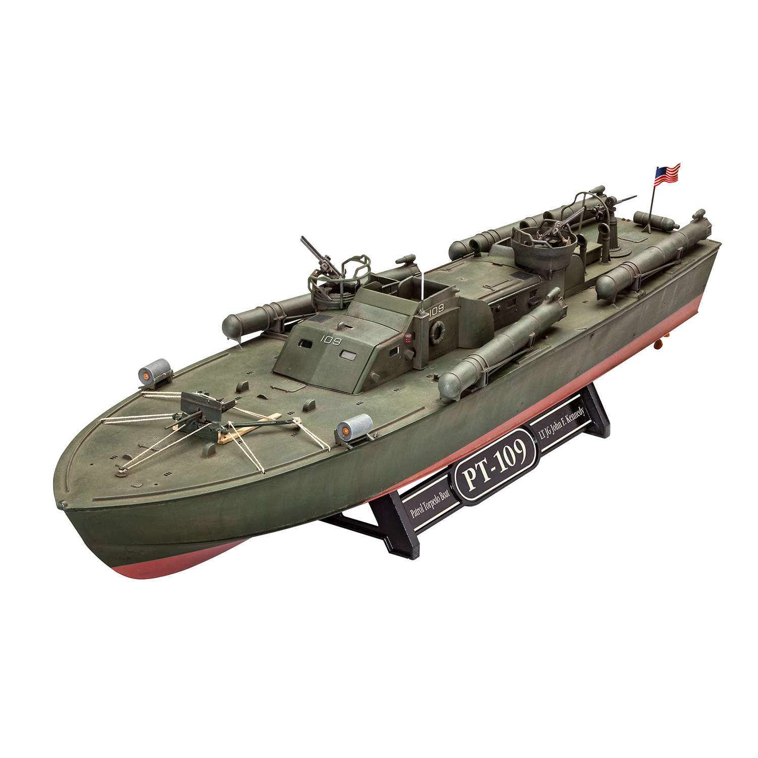 Сборная модель Revell Торпедный катер Model Set Patrol Torpedo Boat PT-109 65147 - фото 1
