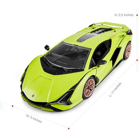 Игрушка транспортная сборная Rastar Lamborghini Sian на ПУ 97400