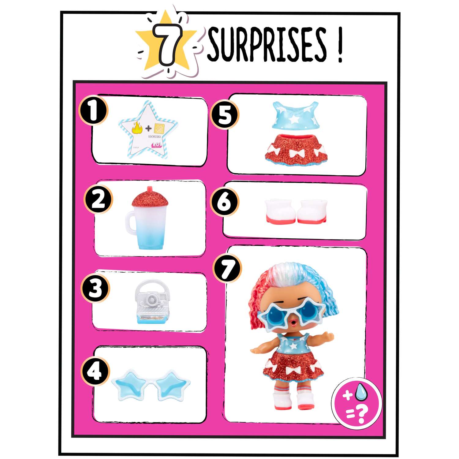 Кукла L.O.L. Surprise Summer Supreme Jubilee в непрозрачной упаковке (Сюрприз) 581796EUC 581772EUC - фото 6