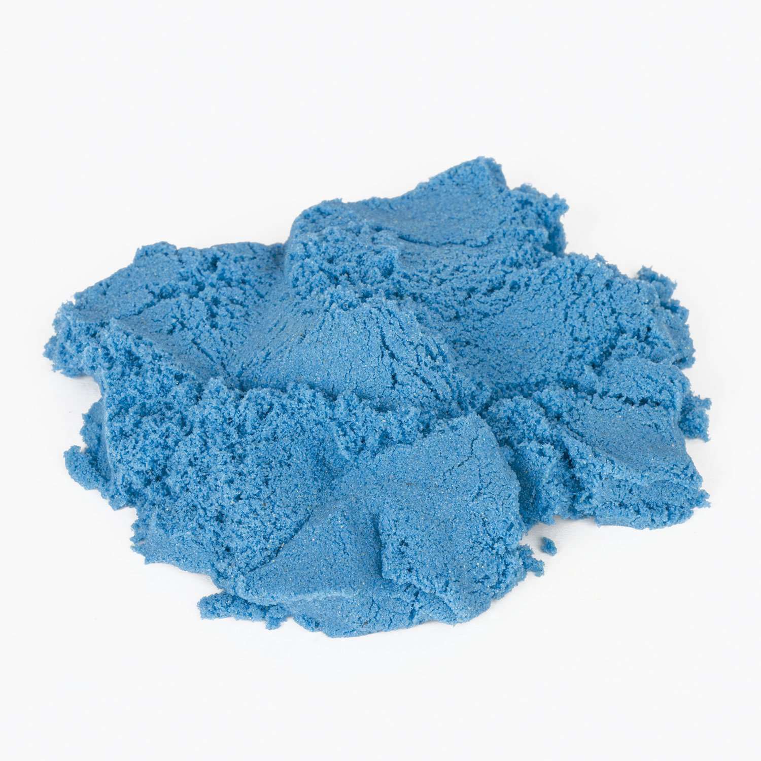 Песок для лепки Юнландия кинетический синий 500г 2 формочки ведерко - фото 8