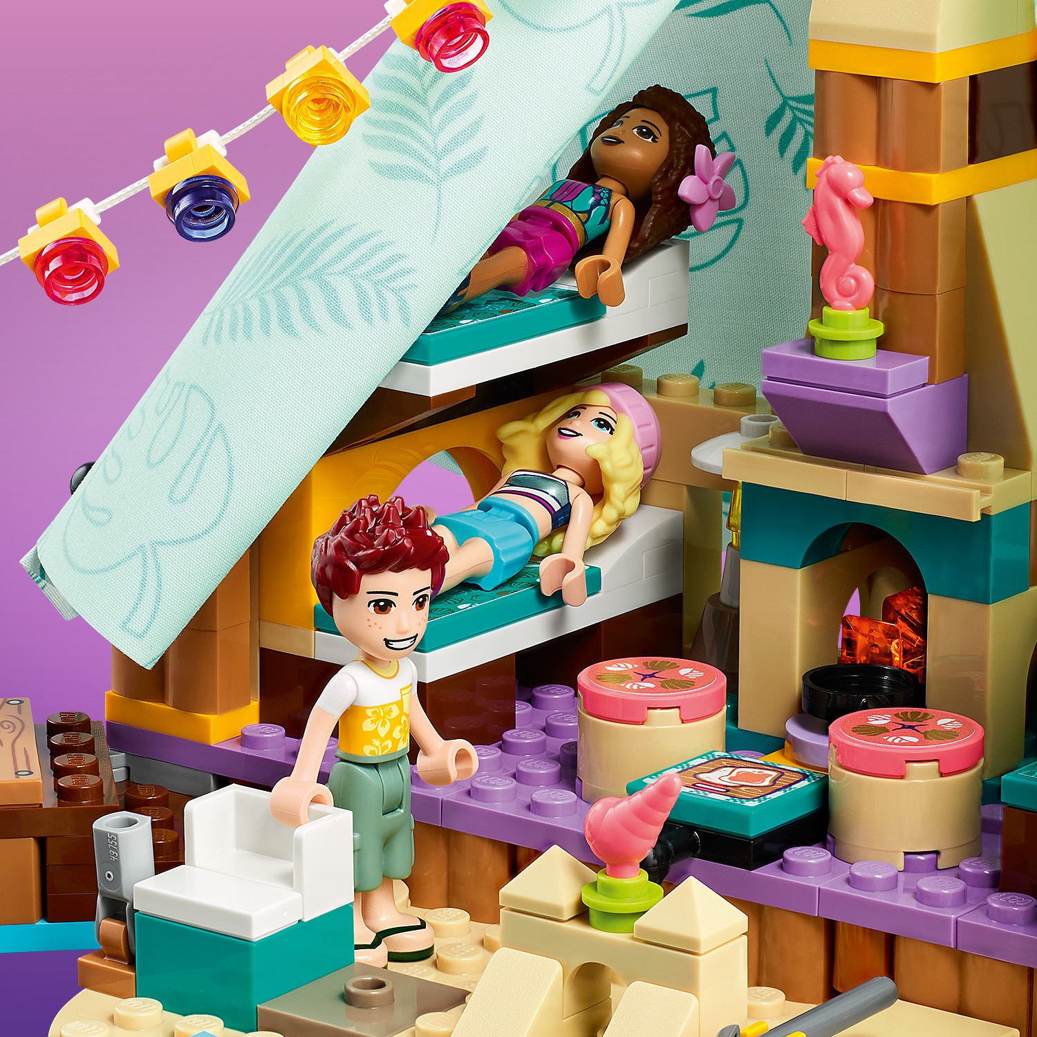 Конструктор LEGO Friends Кэмпинг на пляже 41700 - фото 10