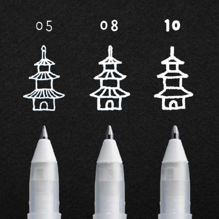 Ручка гелевая Sakura Gelly Roll Basic 10 белая