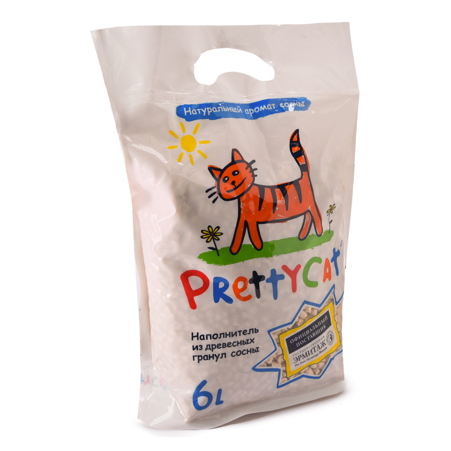 Наполнитель для кошек PrettyCat Wood Granules древесный 2кг - фото 4