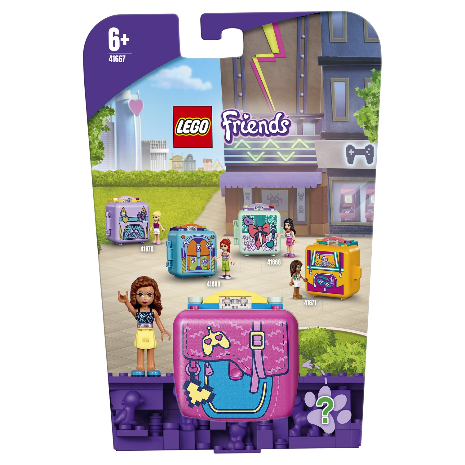 Конструктор LEGO Friends Кьюб Оливии для игр 41667 купить по цене 99 ₽ в  интернет-магазине Детский мир