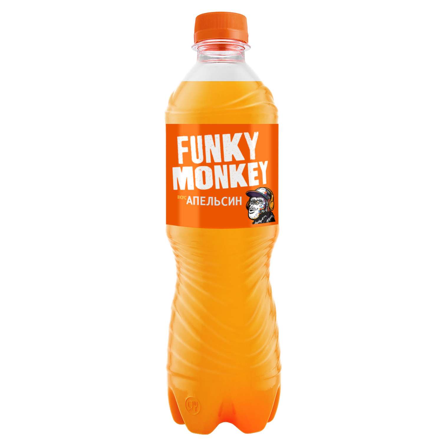 Газированный напиток FUNKY MONKEY Orange 0.5 л - 12 шт - фото 2