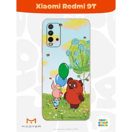 Силиконовый чехол Mcover для смартфона Xiaomi Redmi 9T Союзмультфильм Лучшие друзья