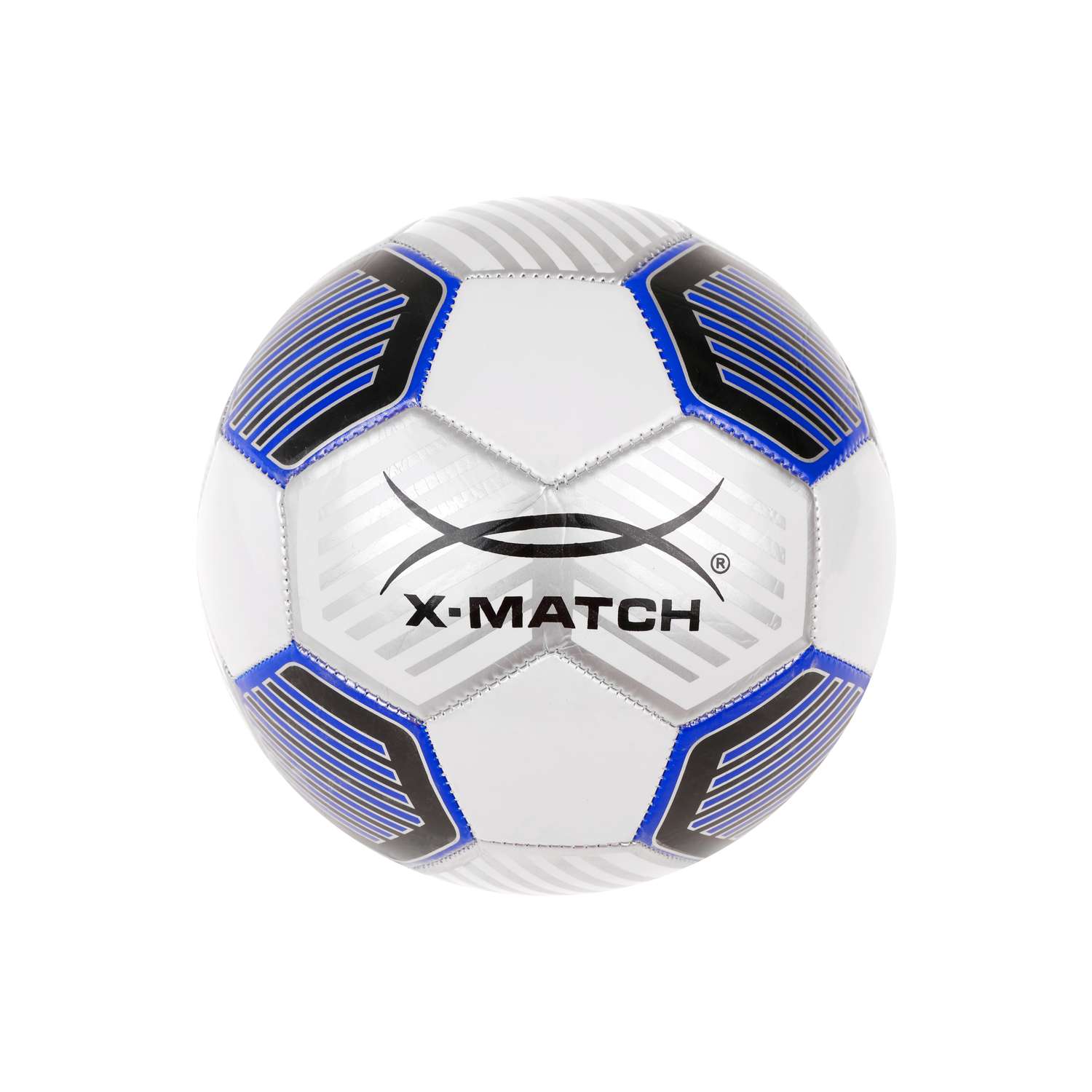 Мяч футбольный X-Match 1 слой PVC 1.6 мм. - фото 2