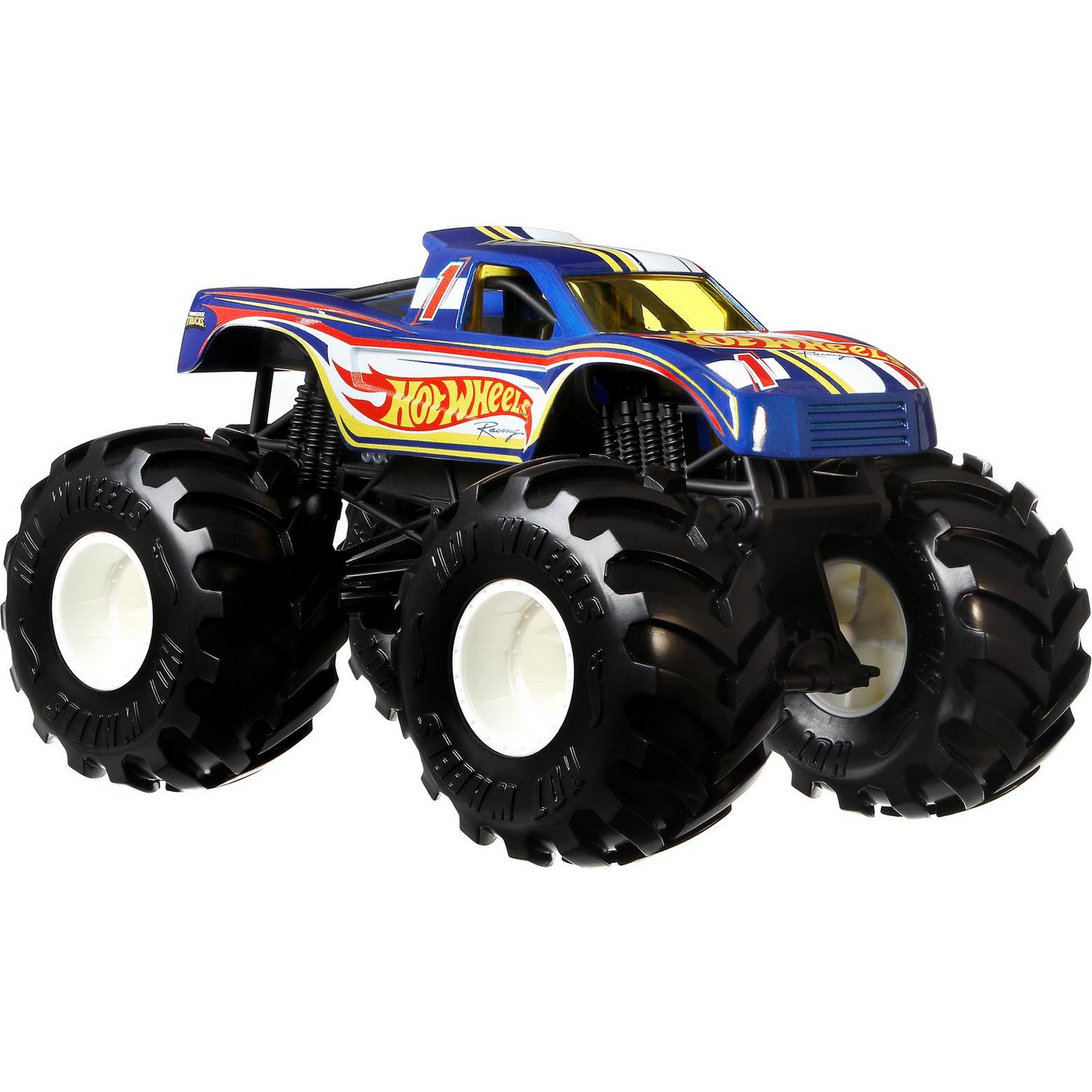 Машинка Hot Wheels Monster Trucks большой Рейсинг 1 GTJ36 FYJ83 - фото 3