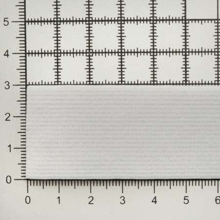 Лента Айрис тканая эластичная отделочная для шитья одежды 30 мм 20 м белая