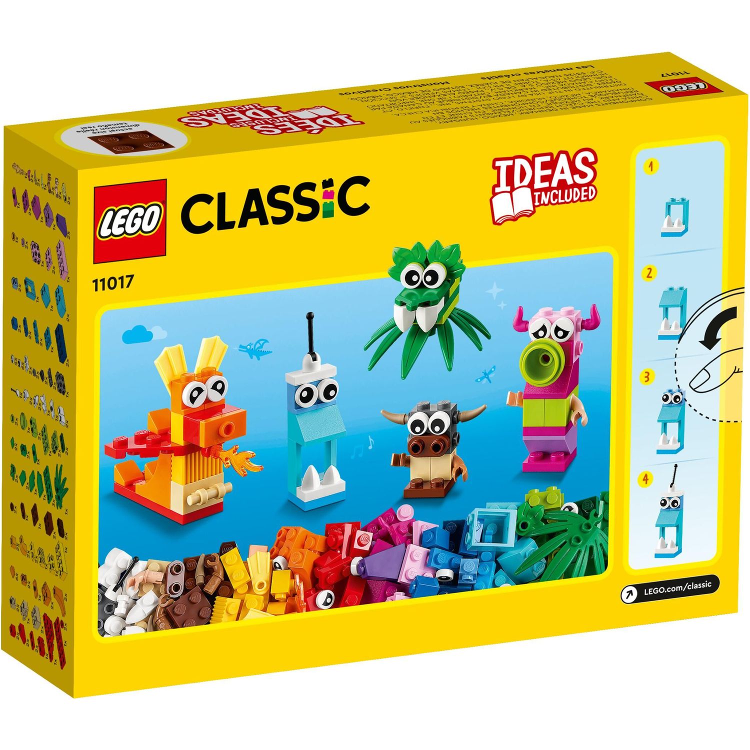 Конструктор LEGO Classic Творческие монстры 11017 - фото 10