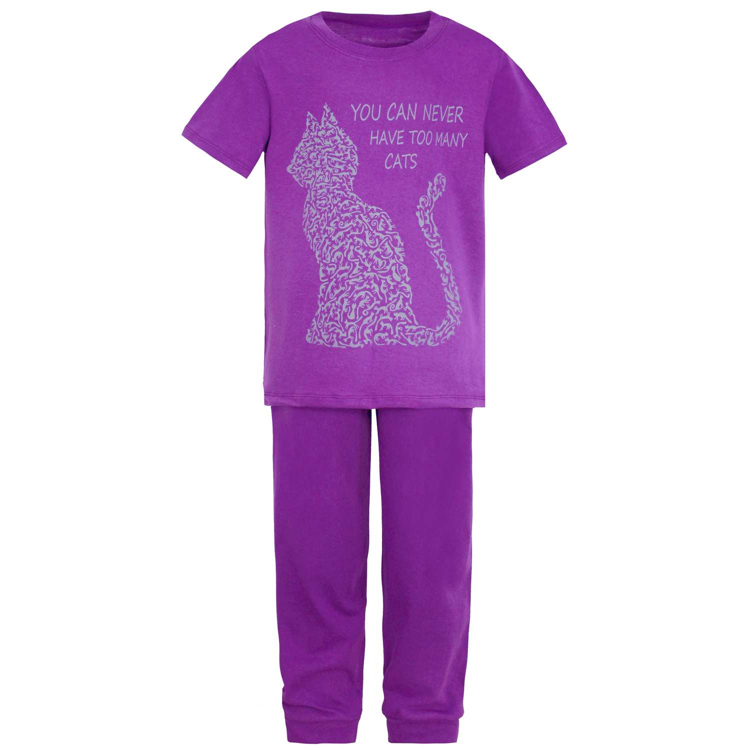 Пижама ИНОВО GS1079/фиолетовый - фото 1