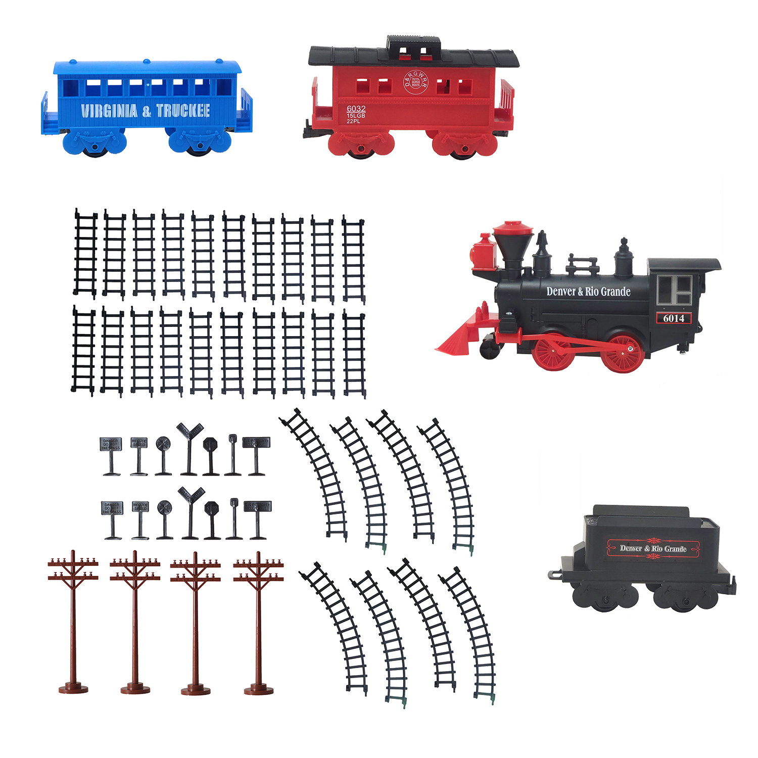 Набор Eztec Железная дорога Forty Niner Special Train 29предметов 60614 E-60614 - фото 3