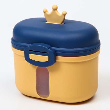 Контейнер Mum and Baby для хранения детского питания «Корона» 240 гр цвет желтый