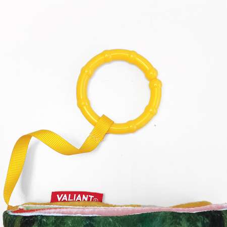 Книжка-игрушка VALIANT для малышей «Животные» с прорезывателем и подвесом