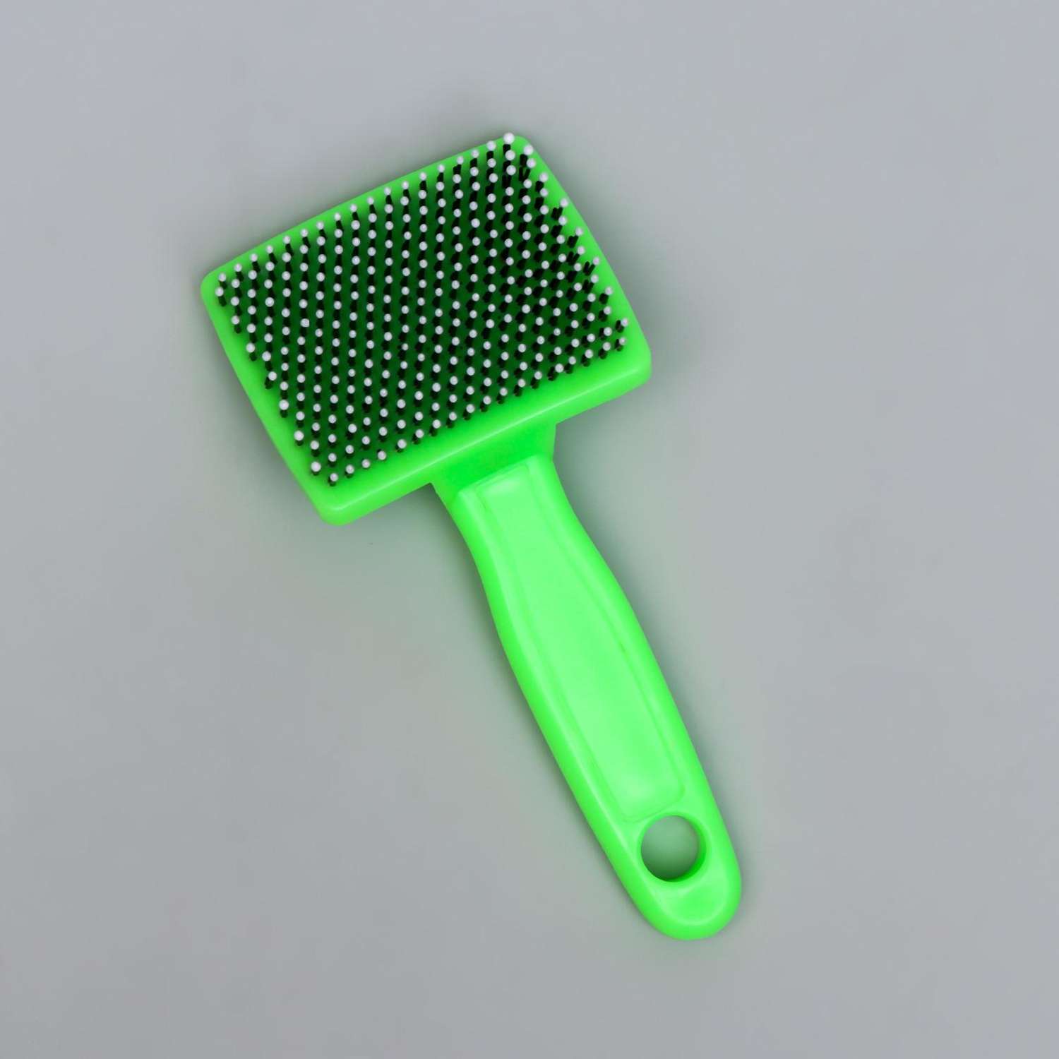 Пуходерка Пижон пластиковая мягкая малая зелёная - фото 1