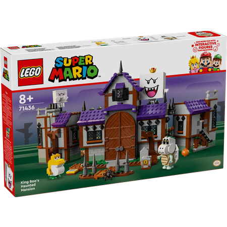 Конструктор LEGO Super mario Особняк короля Бу с привидениями 71436