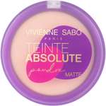 Пудра Vivienne Sabo Teinte Absolute matte подходит для проблемной кожи тон 01 розово-бежевый 6 г