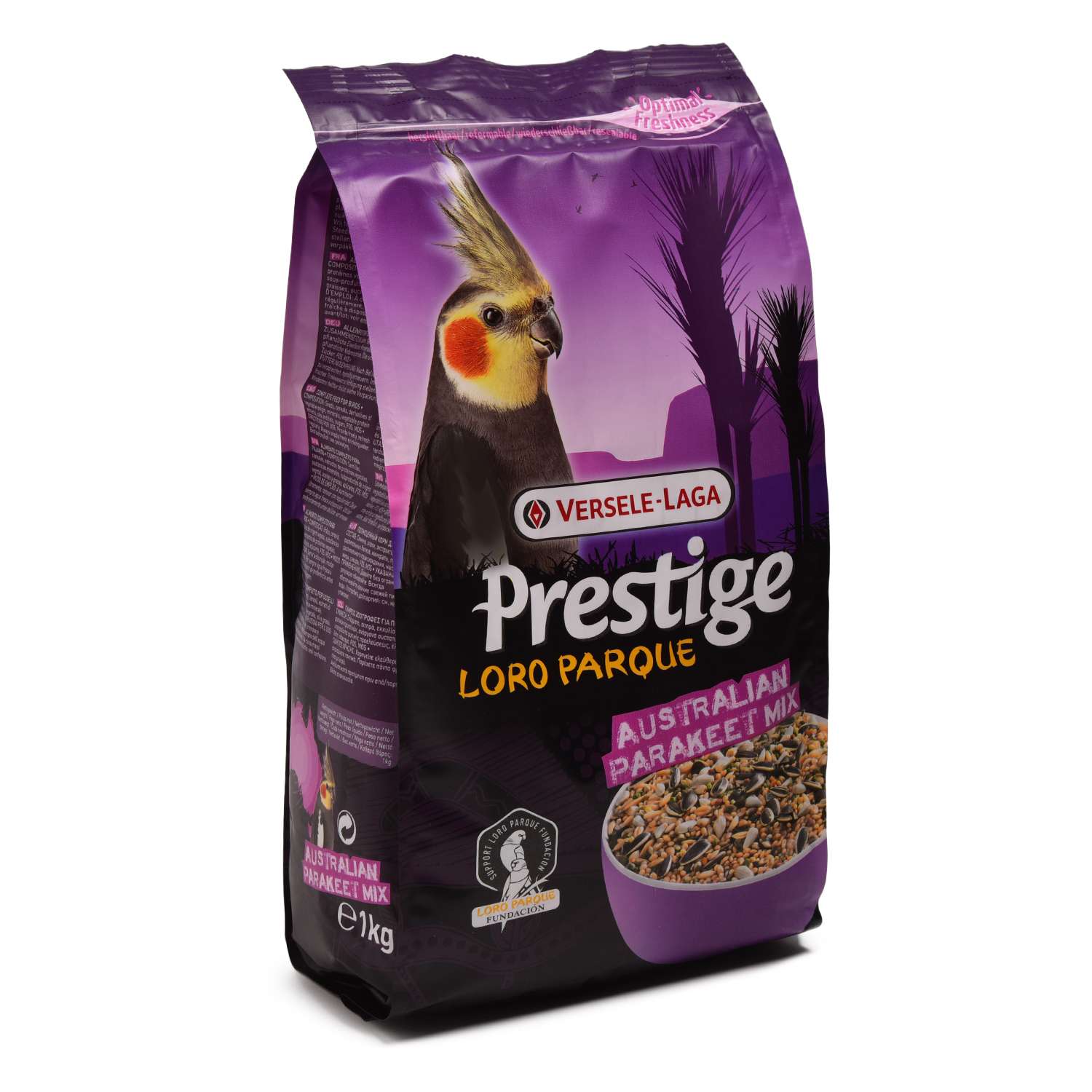 Корм для попугаев Versele-Laga Prestige Premium Australian Parakeet Loro Parque Mix средних 1кг - фото 1