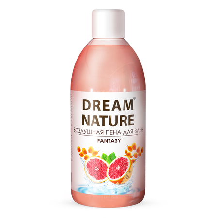 Пена для ванн Dream Nature облепиха и грейпфрут 1л