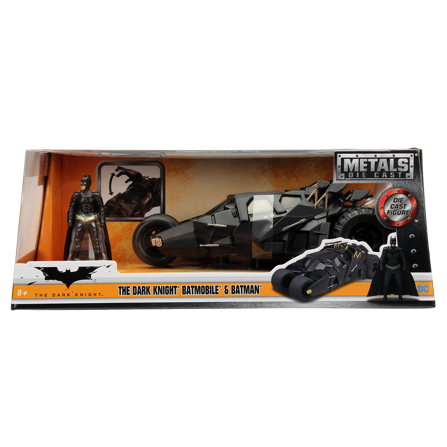 Автомобиль Jada The Dark Knight Batmobile 1:24 ТоуR17 - фото 1