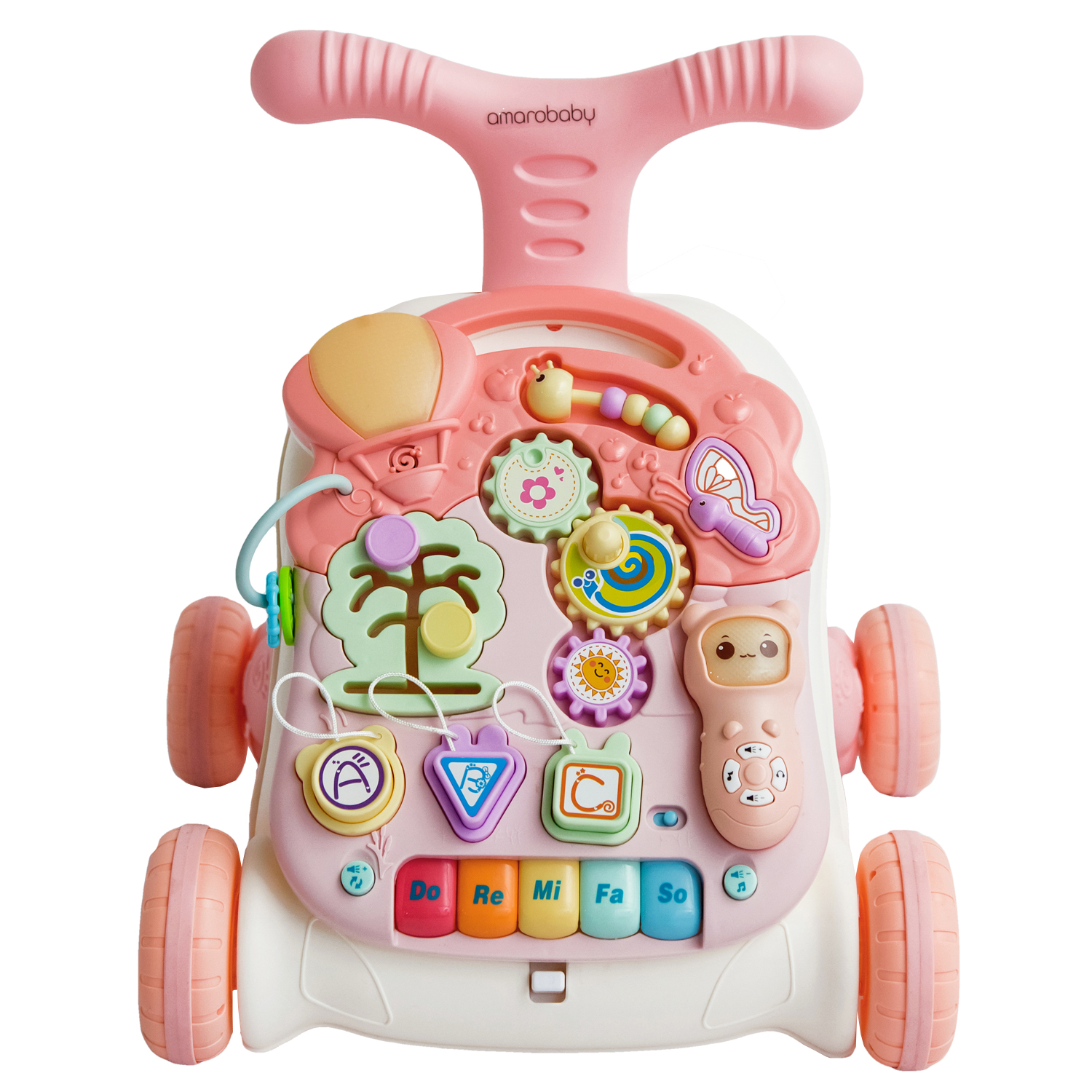 Каталка-ходунки AmaroBaby Study Walker 3в1 - фото 2